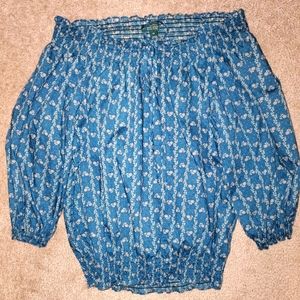 Xs Lauren Ralph Lauren off the shoulder blouse, floral